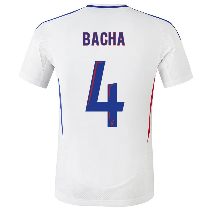 Danxen Barn Selma Bacha #4 Vit Blå Hemmatröja Matchtröjor 2024/25 Tröjor T-Tröja