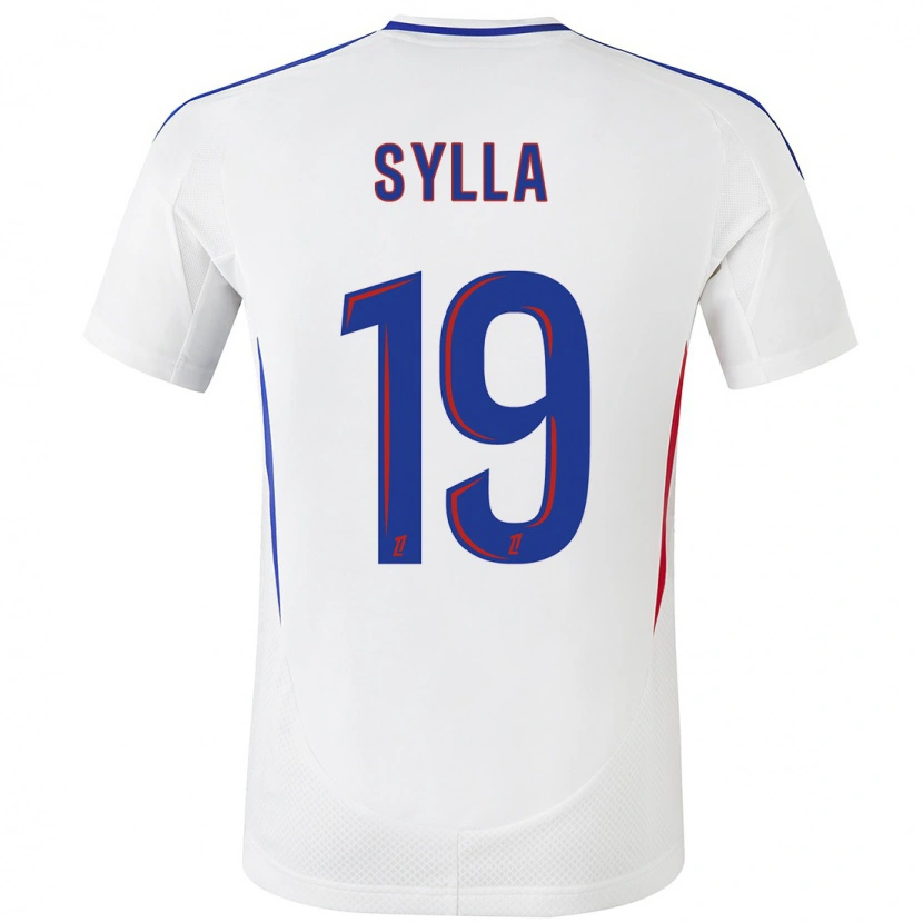 Danxen Barn Kysha Sylla #19 Vit Blå Hemmatröja Matchtröjor 2024/25 Tröjor T-Tröja