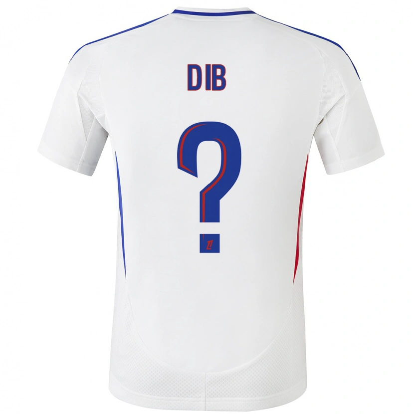 Danxen Barn Djibrail Dib #0 Vit Blå Hemmatröja Matchtröjor 2024/25 Tröjor T-Tröja