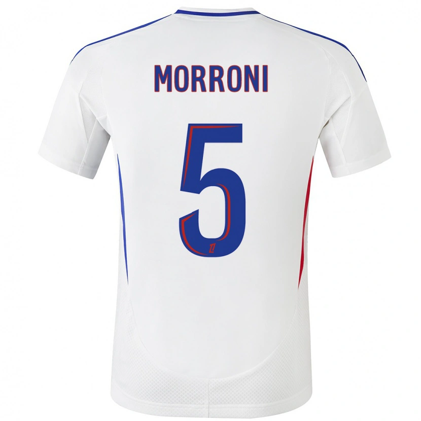 Danxen Barn Perle Morroni #5 Vit Blå Hemmatröja Matchtröjor 2024/25 Tröjor T-Tröja