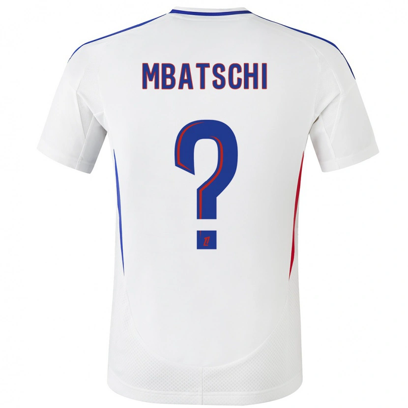 Danxen Barn Prince Mbatschi #0 Vit Blå Hemmatröja Matchtröjor 2024/25 Tröjor T-Tröja