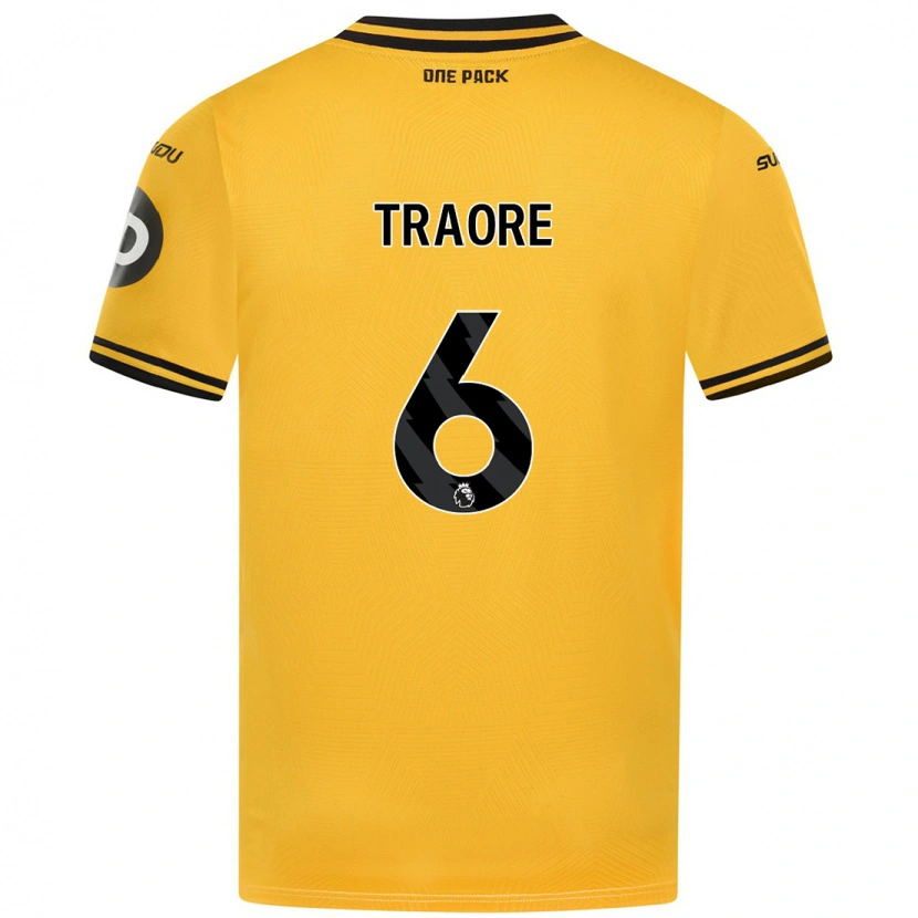 Danxen Barn Boubacar Traoré #6 Gul Hemmatröja Matchtröjor 2024/25 Tröjor T-Tröja