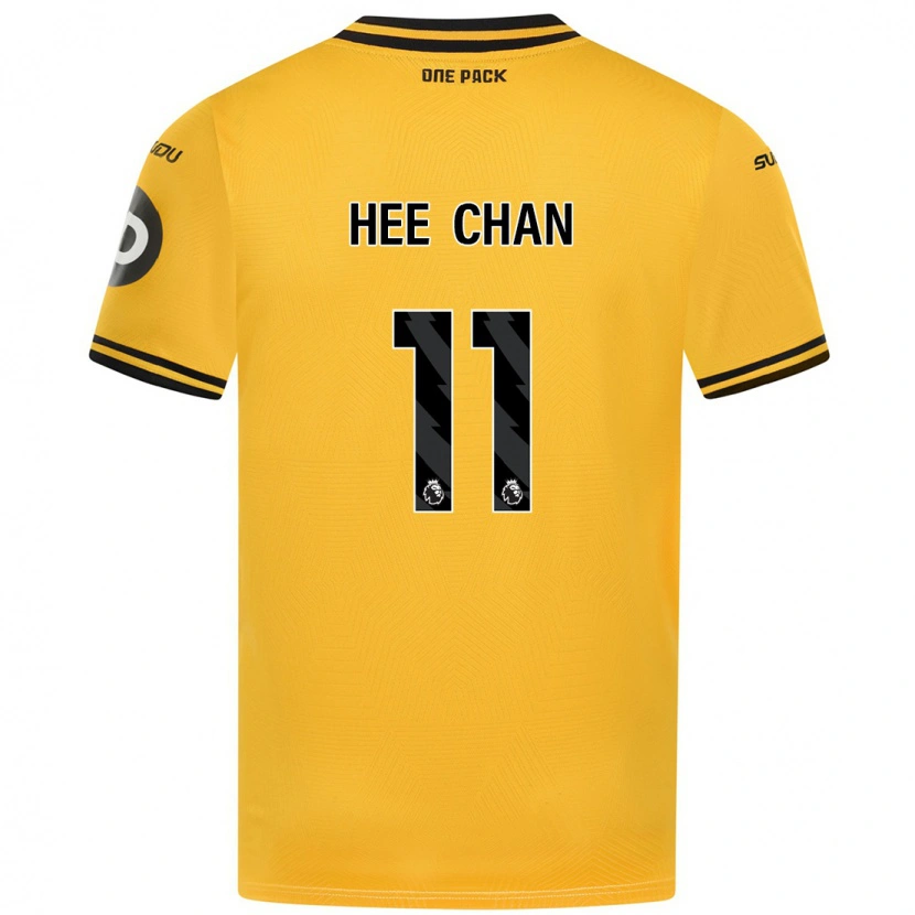 Danxen Barn Hee-Chan Hwang #11 Gul Hemmatröja Matchtröjor 2024/25 Tröjor T-Tröja