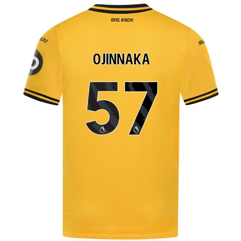 Danxen Barn Temple Ojinnaka #57 Gul Hemmatröja Matchtröjor 2024/25 Tröjor T-Tröja