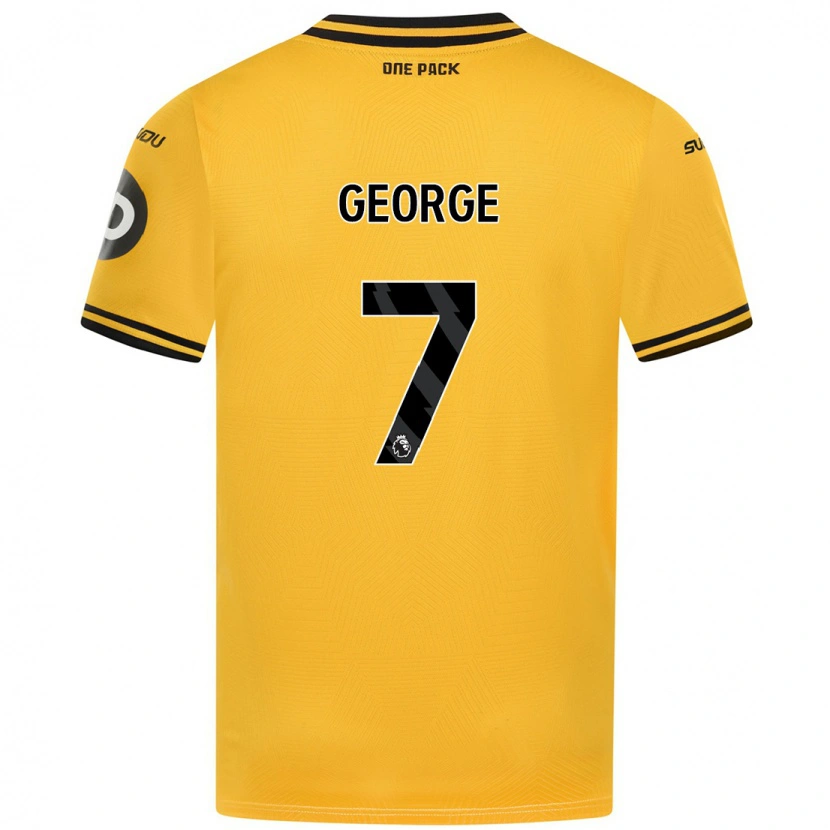 Danxen Barn Tammi George #7 Gul Hemmatröja Matchtröjor 2024/25 Tröjor T-Tröja