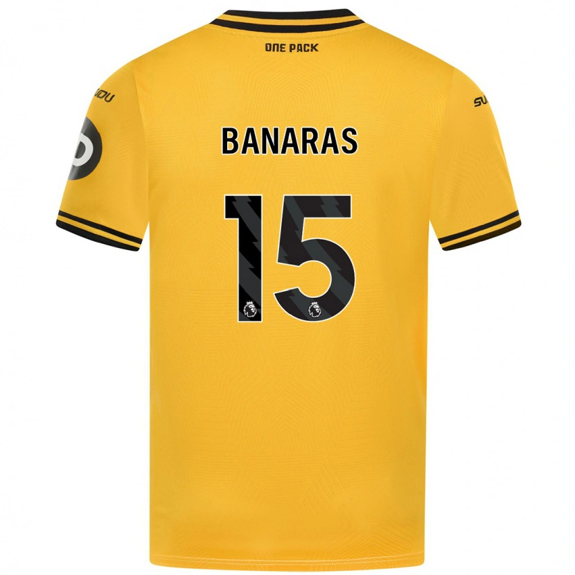 Danxen Barn Layla Banaras #15 Gul Hemmatröja Matchtröjor 2024/25 Tröjor T-Tröja