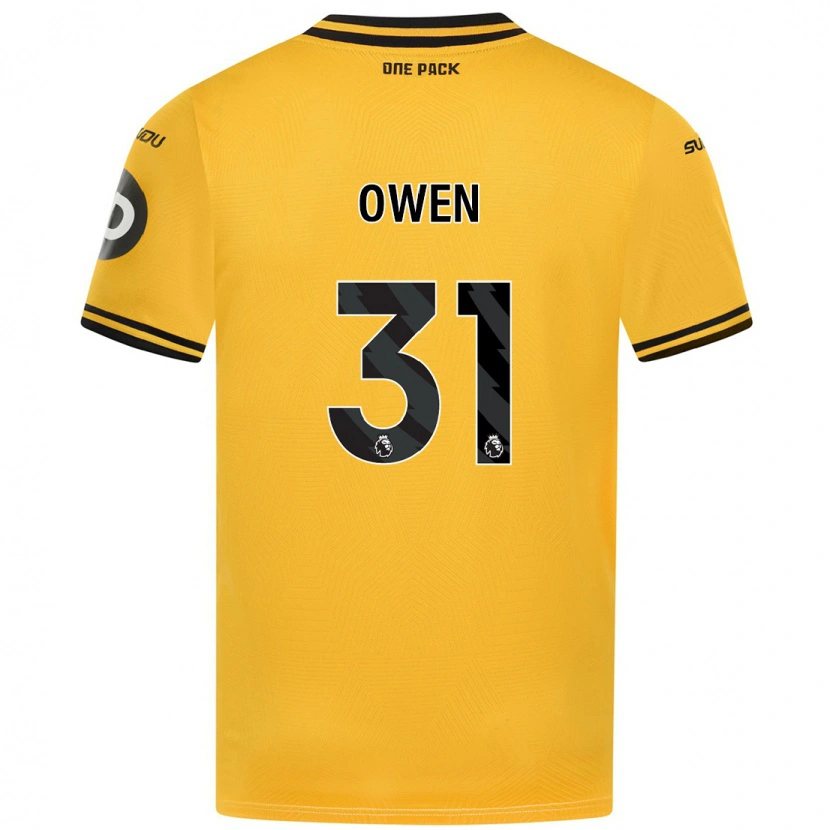 Danxen Barn Skye Owen #31 Gul Hemmatröja Matchtröjor 2024/25 Tröjor T-Tröja