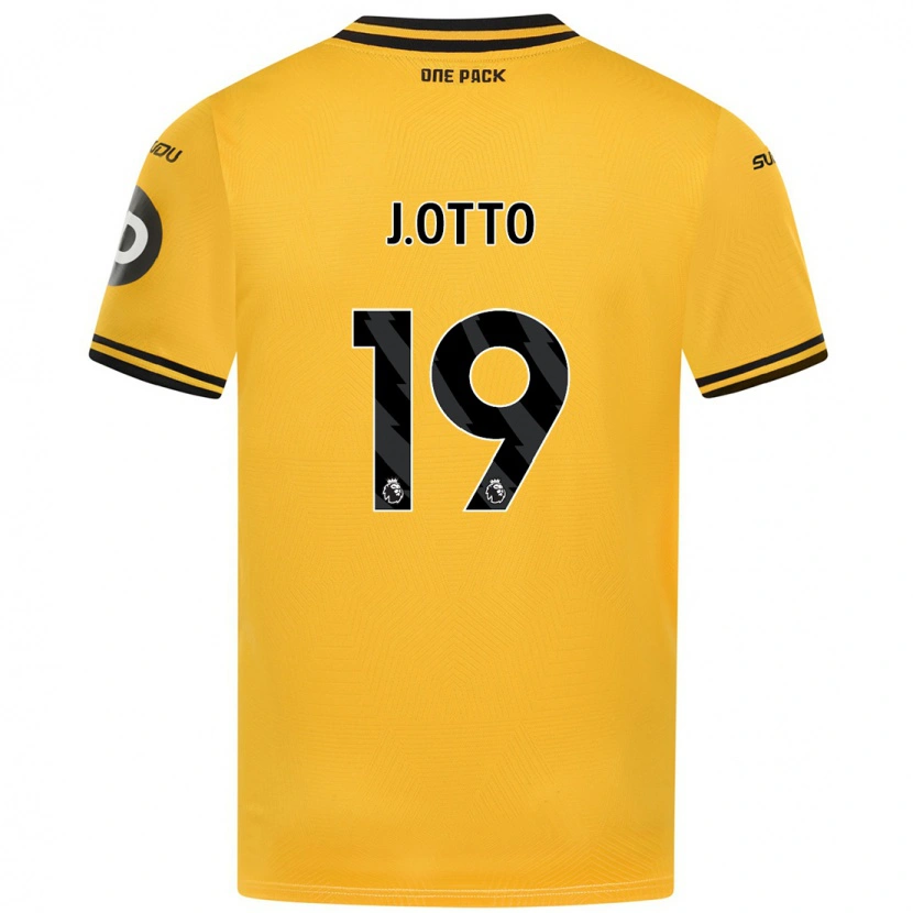 Danxen Barn Jonny Otto #19 Gul Hemmatröja Matchtröjor 2024/25 Tröjor T-Tröja