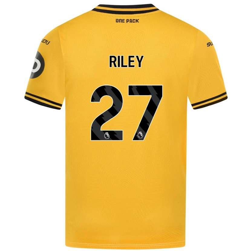 Danxen Barn Lauren Riley #27 Gul Hemmatröja Matchtröjor 2024/25 Tröjor T-Tröja