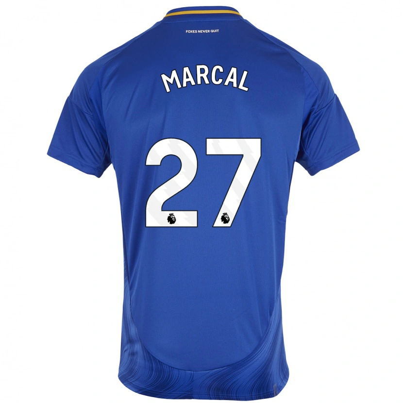 Danxen Barn Wanya Marçal #27 Blå Vit Hemmatröja Matchtröjor 2024/25 Tröjor T-Tröja