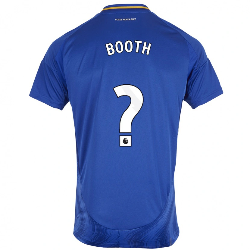 Danxen Barn Zach Booth #0 Blå Vit Hemmatröja Matchtröjor 2024/25 Tröjor T-Tröja