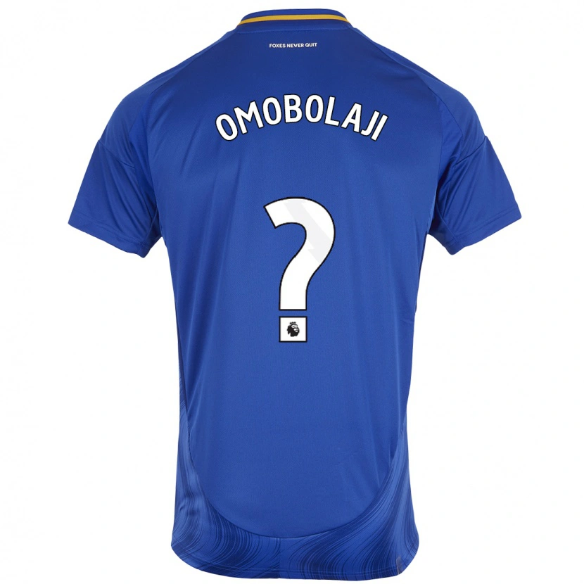 Danxen Barn Laolu Omobolaji #0 Blå Vit Hemmatröja Matchtröjor 2024/25 Tröjor T-Tröja