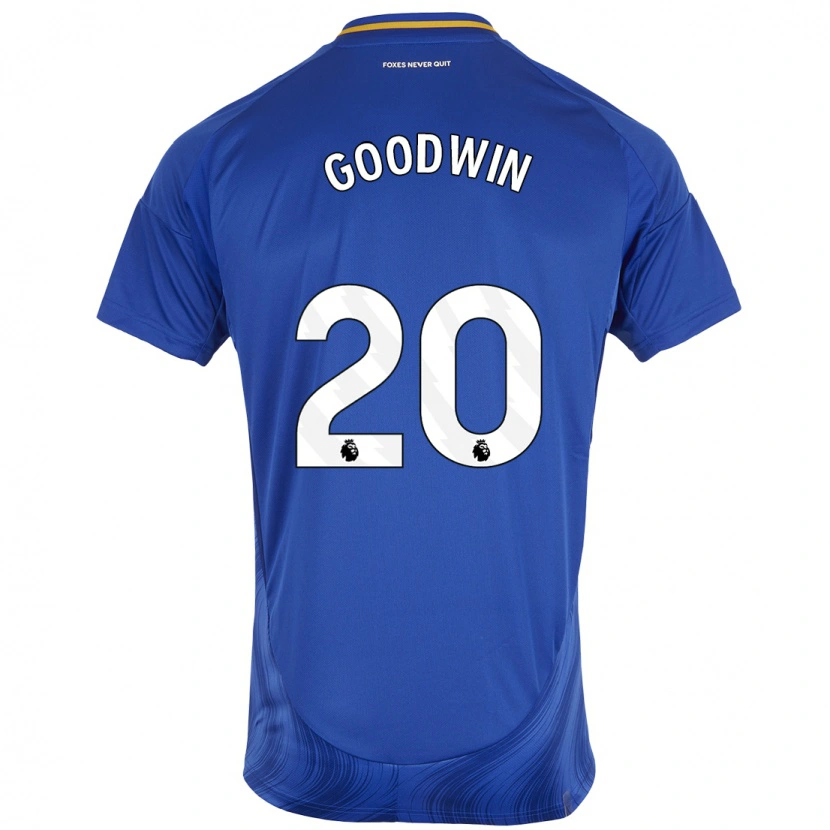 Danxen Barn Missy Goodwin #20 Blå Vit Hemmatröja Matchtröjor 2024/25 Tröjor T-Tröja