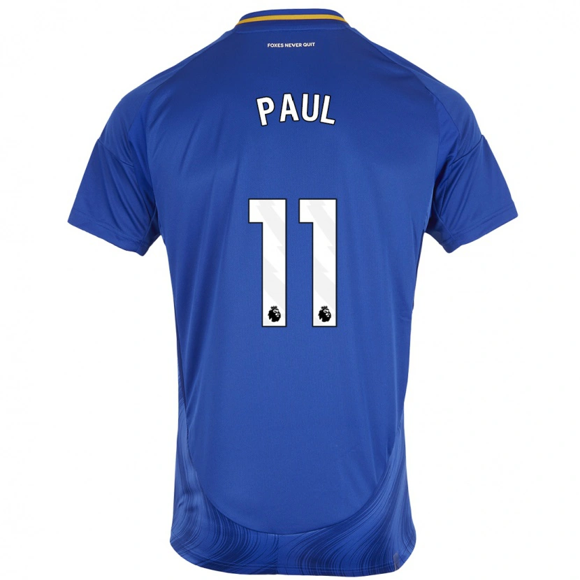 Danxen Barn Lachante Paul #11 Blå Vit Hemmatröja Matchtröjor 2024/25 Tröjor T-Tröja