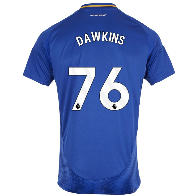 Danxen Barn Kartell Dawkins #76 Blå Vit Hemmatröja Matchtröjor 2024/25 Tröjor T-Tröja