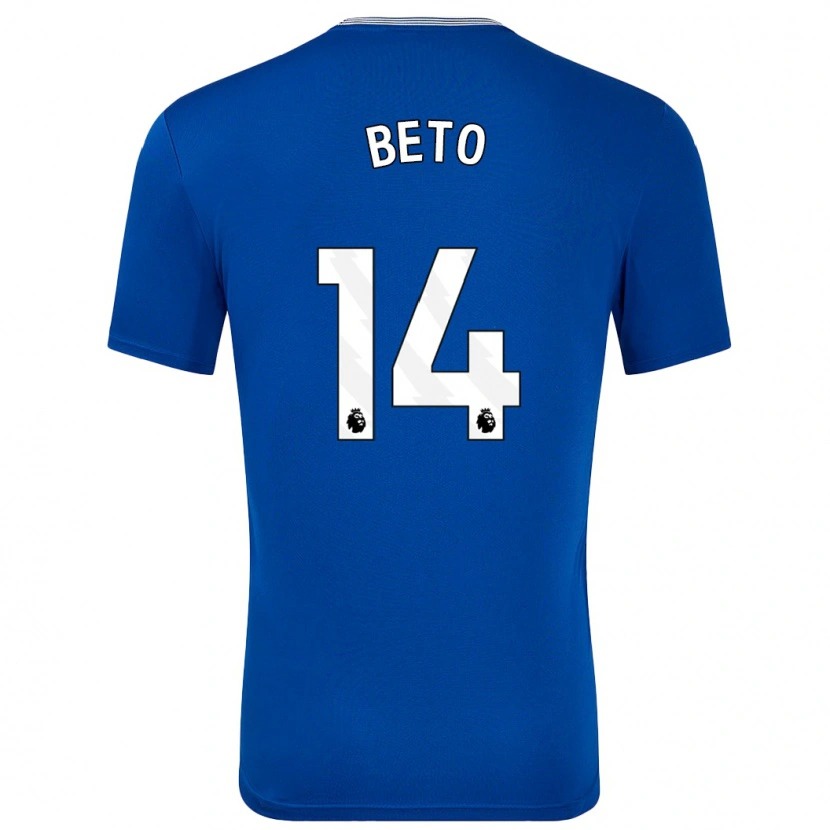 Danxen Barn Beto #14 Blå Med Hemmatröja Matchtröjor 2024/25 Tröjor T-Tröja