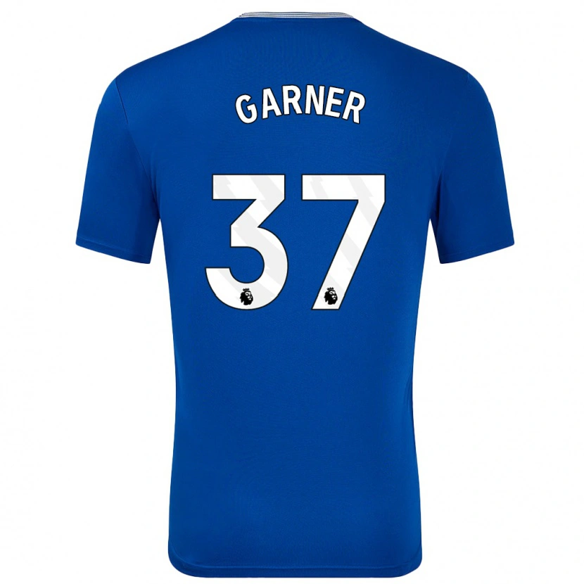 Danxen Barn James Garner #37 Blå Med Hemmatröja Matchtröjor 2024/25 Tröjor T-Tröja