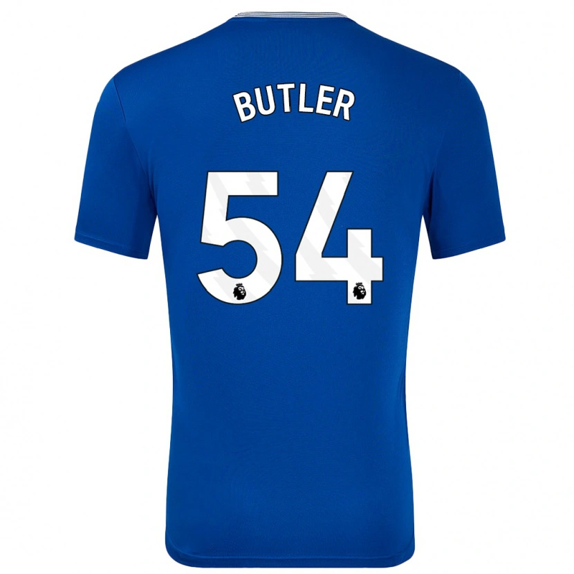 Danxen Barn Jack Butler #54 Blå Med Hemmatröja Matchtröjor 2024/25 Tröjor T-Tröja