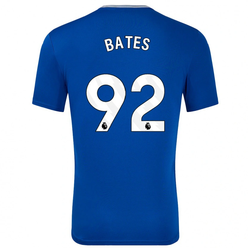 Danxen Barn Callum Bates #92 Blå Med Hemmatröja Matchtröjor 2024/25 Tröjor T-Tröja