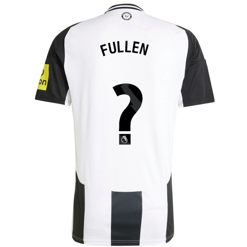 Danxen Barn Ethan Fullen #0 Vit Svart Hemmatröja Matchtröjor 2024/25 Tröjor T-Tröja