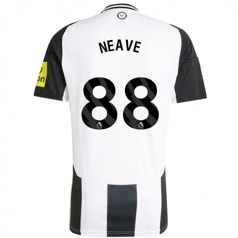 Danxen Barn Sean Neave #88 Vit Svart Hemmatröja Matchtröjor 2024/25 Tröjor T-Tröja