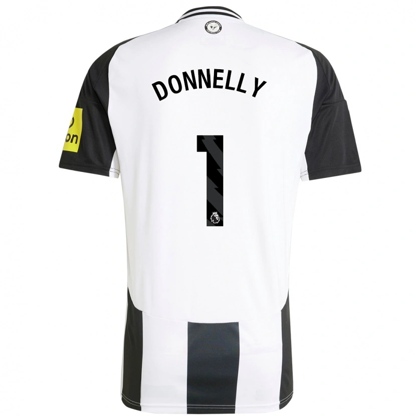 Danxen Barn Grace Donnelly #1 Vit Svart Hemmatröja Matchtröjor 2024/25 Tröjor T-Tröja