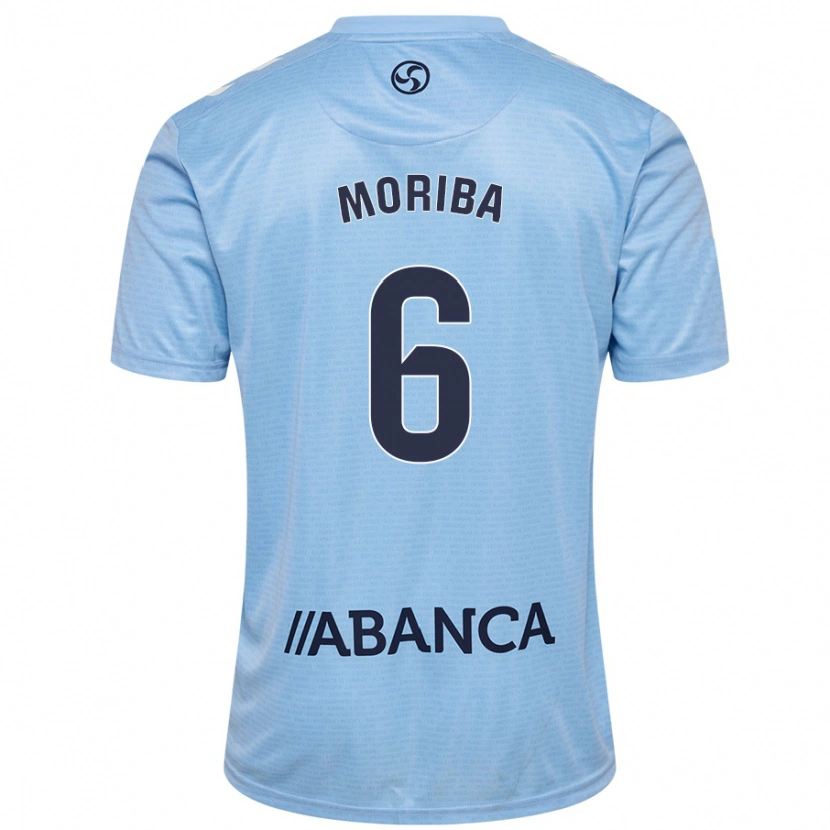 Danxen Barn Ilaix Moriba #6 Himmelsblå Hemmatröja Matchtröjor 2024/25 Tröjor T-Tröja
