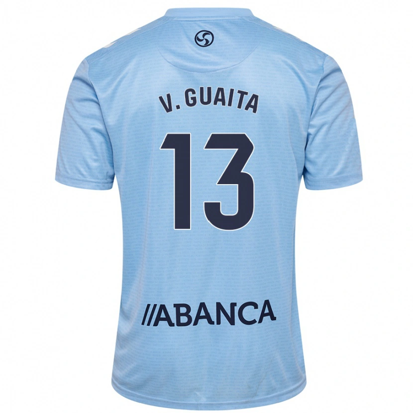Danxen Barn Vicente Guaita #13 Himmelsblå Hemmatröja Matchtröjor 2024/25 Tröjor T-Tröja