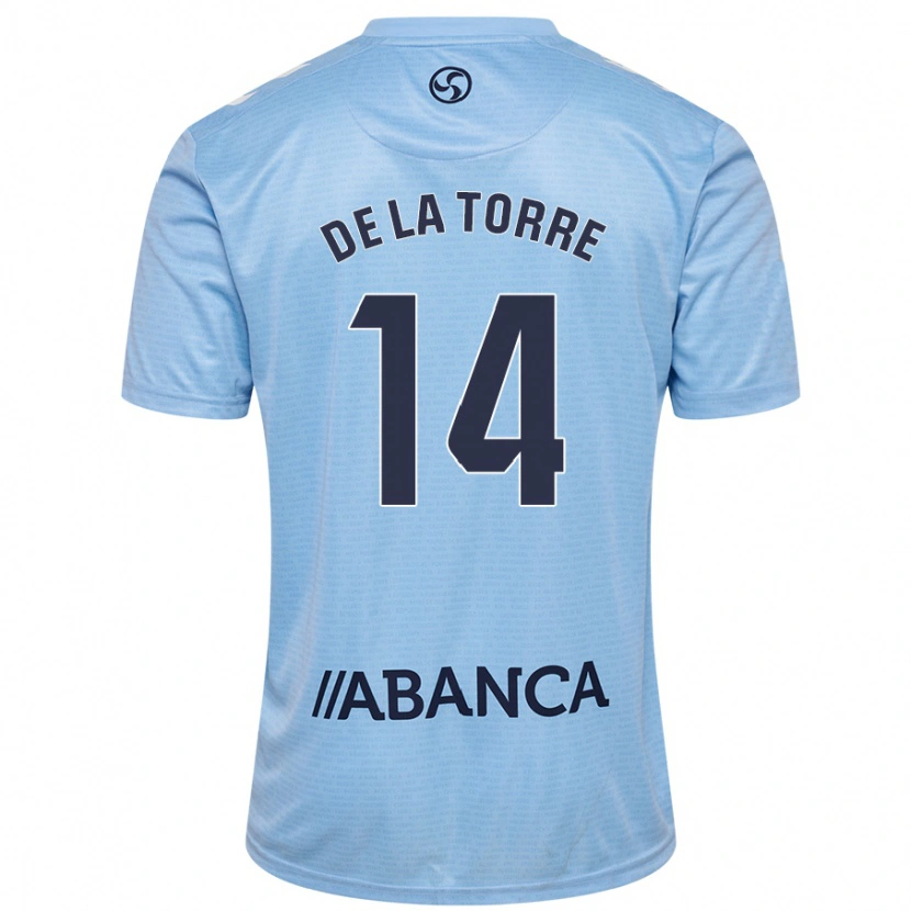 Danxen Barn Luca De La Torre #14 Himmelsblå Hemmatröja Matchtröjor 2024/25 Tröjor T-Tröja
