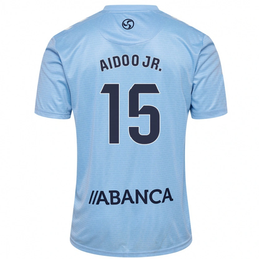 Danxen Barn Joseph Aidoo #15 Himmelsblå Hemmatröja Matchtröjor 2024/25 Tröjor T-Tröja