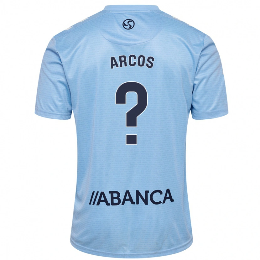 Danxen Barn Ángel Arcos #0 Himmelsblå Hemmatröja Matchtröjor 2024/25 Tröjor T-Tröja