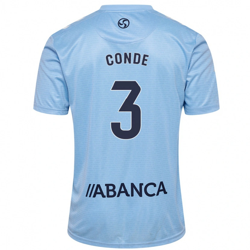 Danxen Barn Tincho Conde #3 Himmelsblå Hemmatröja Matchtröjor 2024/25 Tröjor T-Tröja