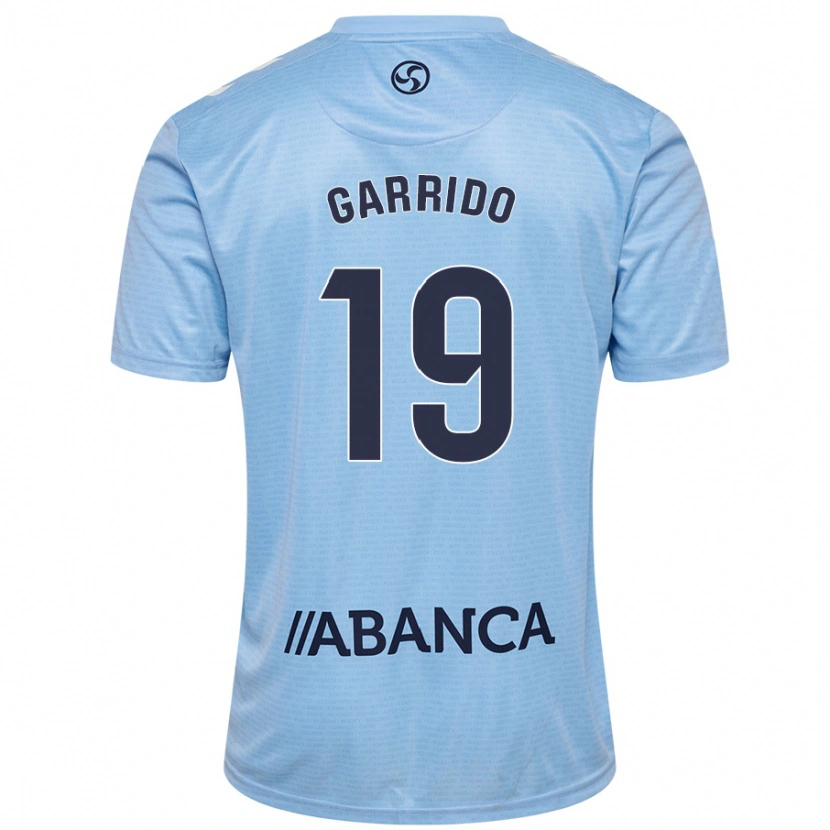Danxen Barn Manu Garrido #19 Himmelsblå Hemmatröja Matchtröjor 2024/25 Tröjor T-Tröja