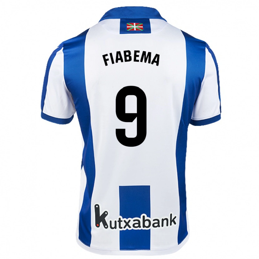 Danxen Barn Bryan Fiabema #9 Vit Blå Hemmatröja Matchtröjor 2024/25 Tröjor T-Tröja