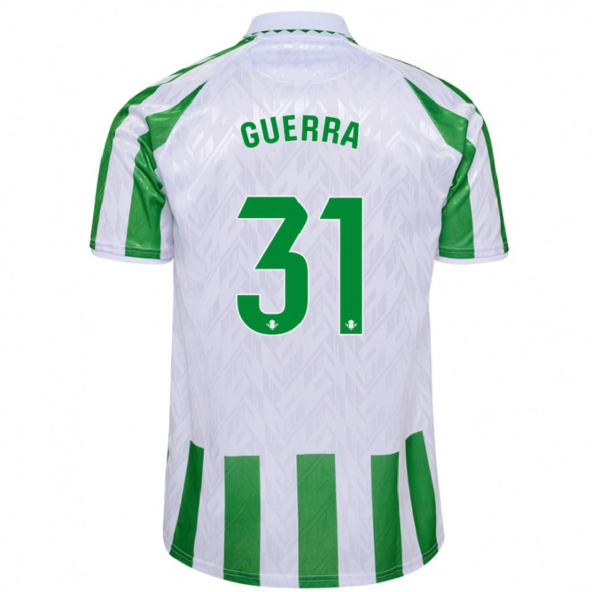 Danxen Barn Ana Guerra Morcillo #31 Gröna Vita Ränder Hemmatröja Matchtröjor 2024/25 Tröjor T-Tröja