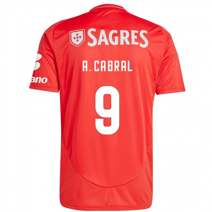 Danxen Barn Arthur Cabral #9 Röd Vit Hemmatröja Matchtröjor 2024/25 Tröjor T-Tröja