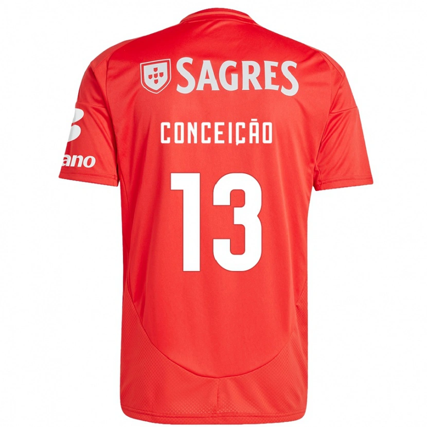 Danxen Barn João Conceição #13 Röd Vit Hemmatröja Matchtröjor 2024/25 Tröjor T-Tröja
