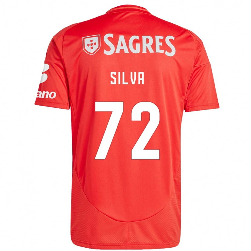 Danxen Barn Matilde Silva #72 Röd Vit Hemmatröja Matchtröjor 2024/25 Tröjor T-Tröja