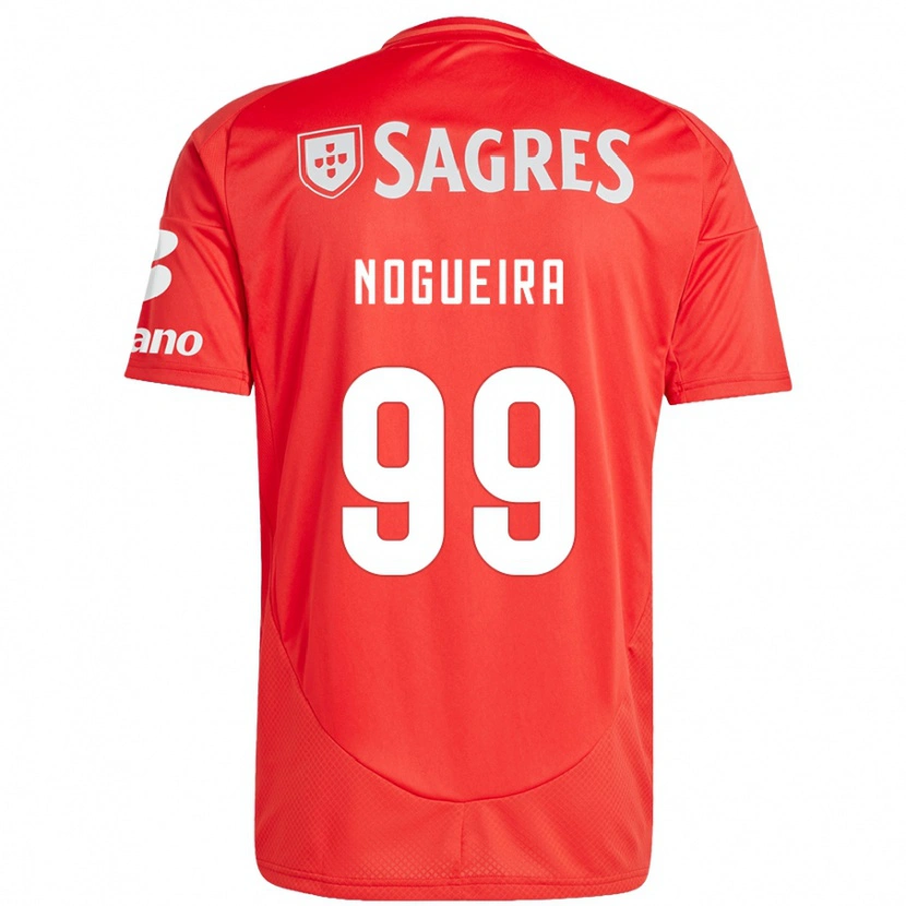 Danxen Barn Beatriz Nogueira #99 Röd Vit Hemmatröja Matchtröjor 2024/25 Tröjor T-Tröja
