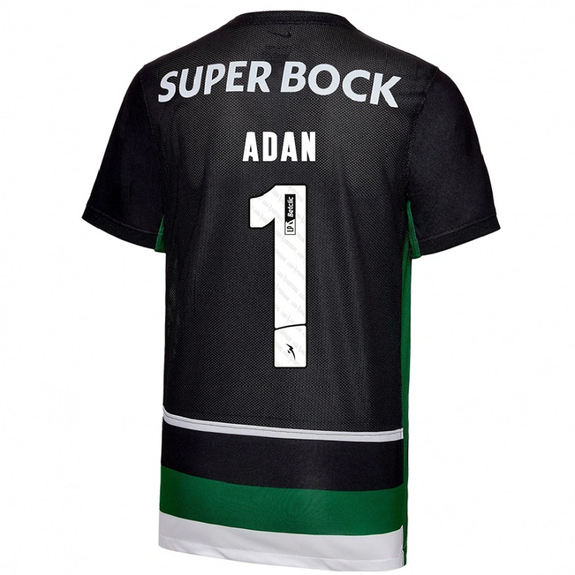 Danxen Barn Antonio Adán #1 Svart Vit Grön Hemmatröja Matchtröjor 2024/25 Tröjor T-Tröja