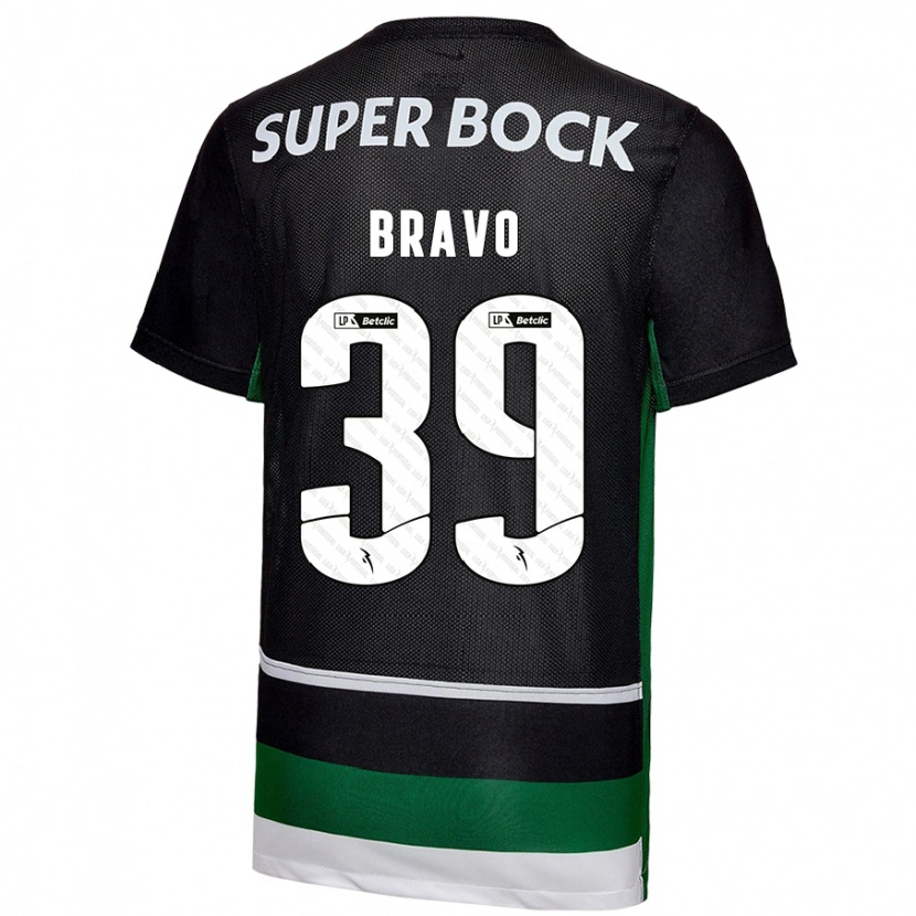 Danxen Barn Bravo #39 Svart Vit Grön Hemmatröja Matchtröjor 2024/25 Tröjor T-Tröja