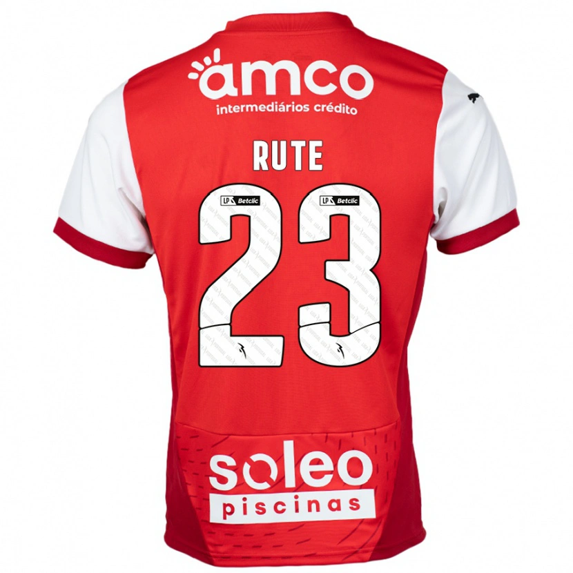 Danxen Barn Ana Rute #23 Röd Vit Hemmatröja Matchtröjor 2024/25 Tröjor T-Tröja
