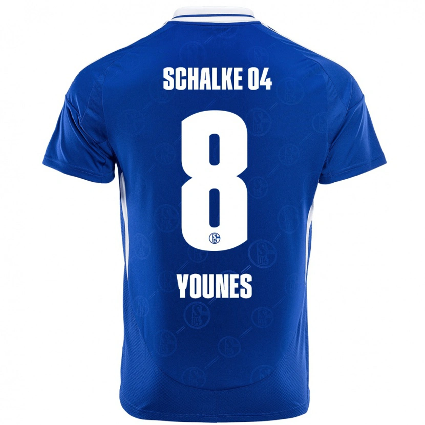 Danxen Barn Amin Younes #8 Kungsblå Hemmatröja Matchtröjor 2024/25 Tröjor T-Tröja