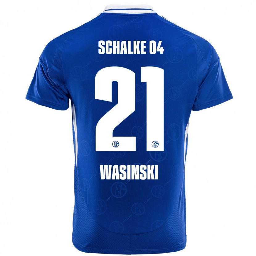Danxen Barn Martin Wasinski #21 Kungsblå Hemmatröja Matchtröjor 2024/25 Tröjor T-Tröja