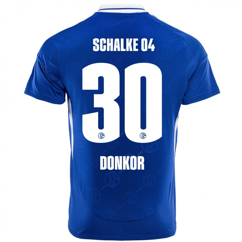 Danxen Barn Anton Donkor #30 Kungsblå Hemmatröja Matchtröjor 2024/25 Tröjor T-Tröja
