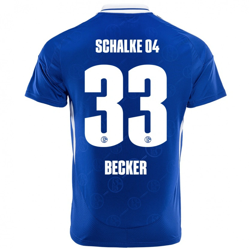 Danxen Barn Vitalie Becker #33 Kungsblå Hemmatröja Matchtröjor 2024/25 Tröjor T-Tröja