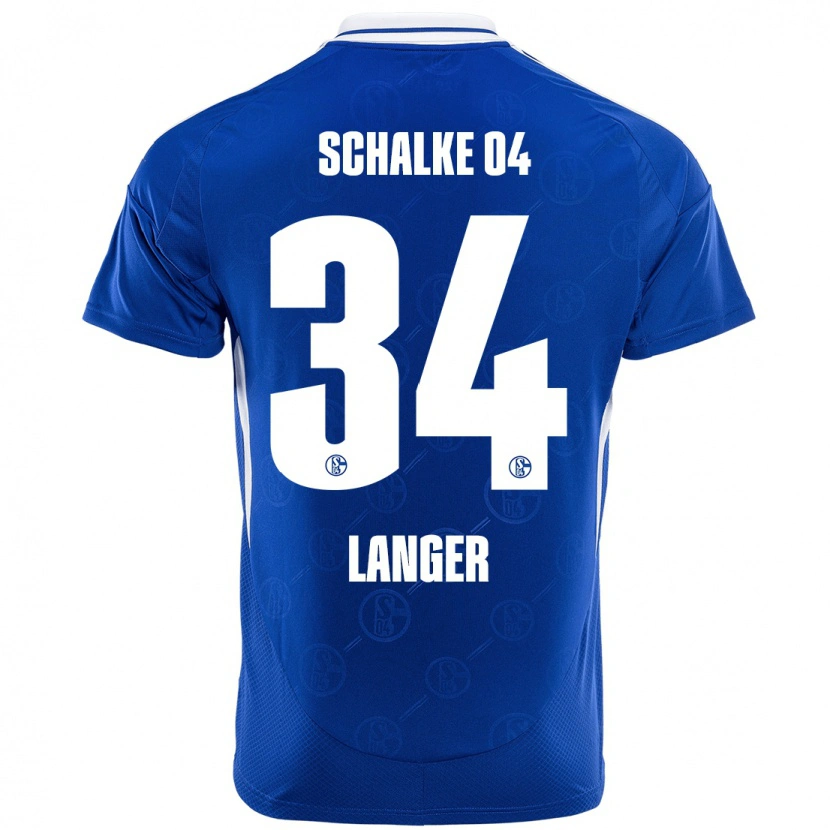 Danxen Barn Michael Langer #34 Kungsblå Hemmatröja Matchtröjor 2024/25 Tröjor T-Tröja