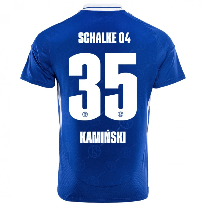 Danxen Barn Marcin Kaminski #35 Kungsblå Hemmatröja Matchtröjor 2024/25 Tröjor T-Tröja