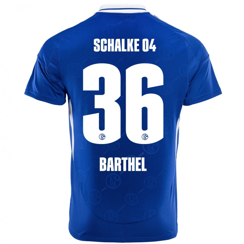 Danxen Barn Niklas Barthel #36 Kungsblå Hemmatröja Matchtröjor 2024/25 Tröjor T-Tröja