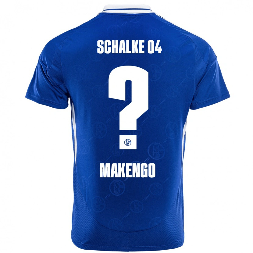 Danxen Barn Richard Makengo #0 Kungsblå Hemmatröja Matchtröjor 2024/25 Tröjor T-Tröja